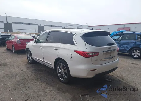2013 Infiniti Jx35 z USA, uszkodzony, nr VIN 5N1AL0MM2DC321613